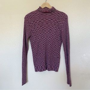 Vintage Missoni | Long Sleeve Mock Neck Turtle Neck